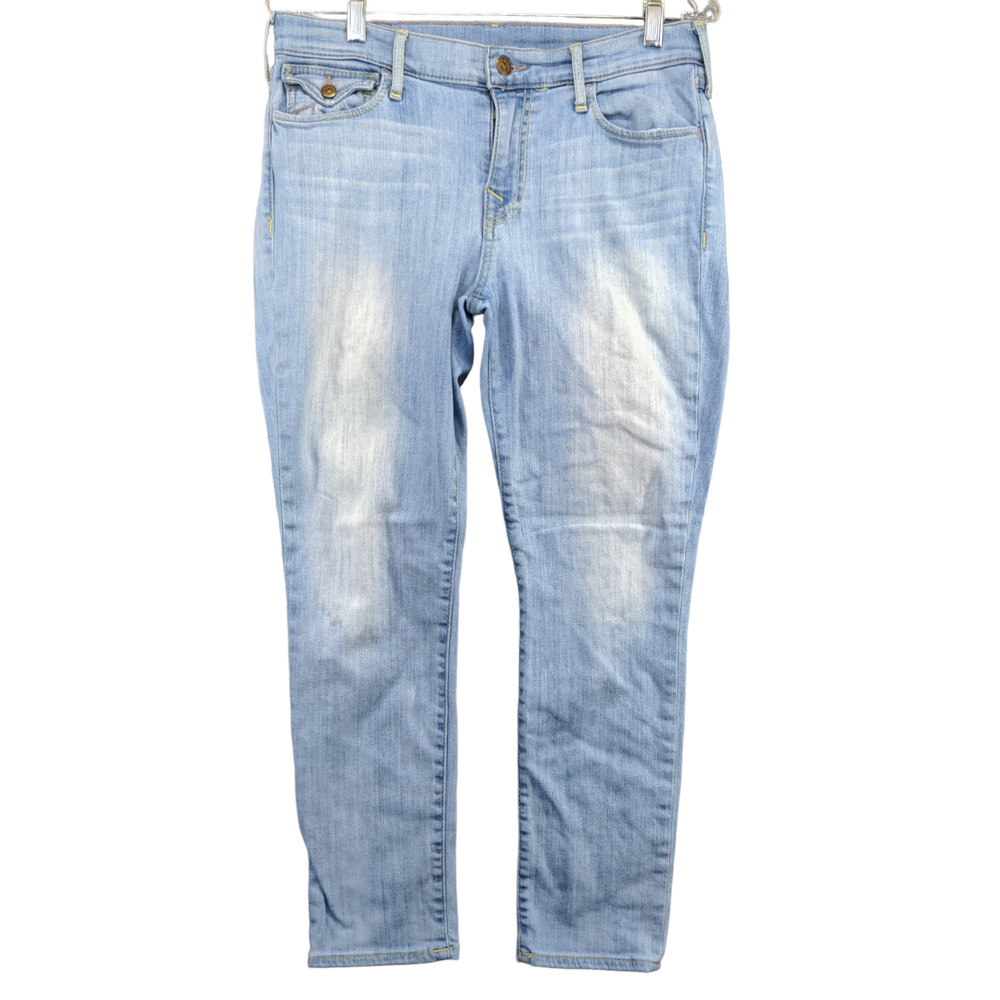 True Religion Women's Jeans Blue 30 Light Wash Denim 5 Pocket Comfort Made USA